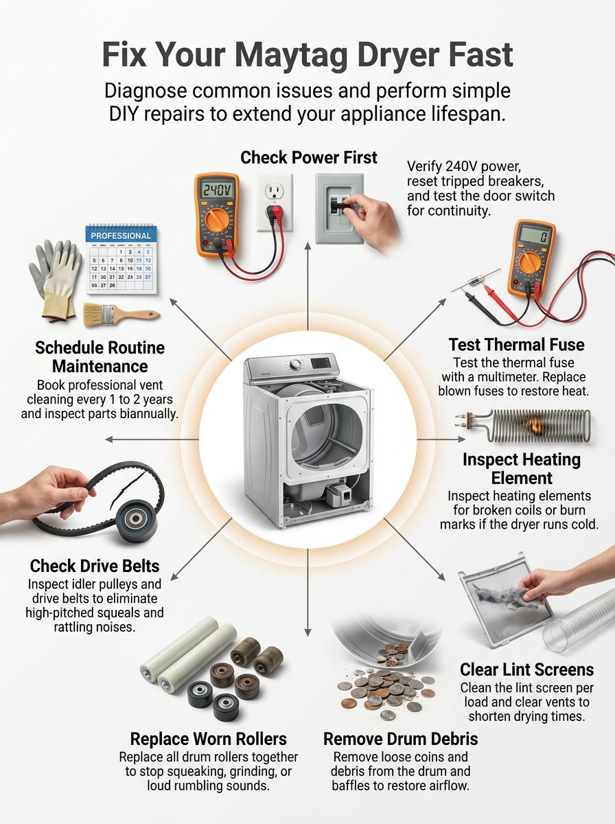 Essential Tips for Repairing Your Maytag Dryer: Common Issues and Solutions